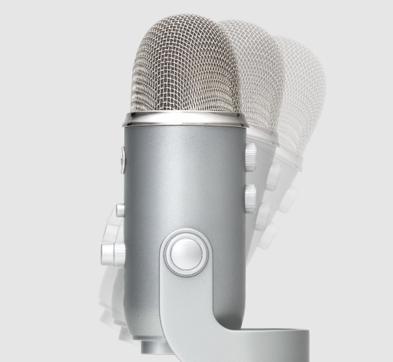 Blue Yeti Silver | Blue Microphones - Официальный магазин в России