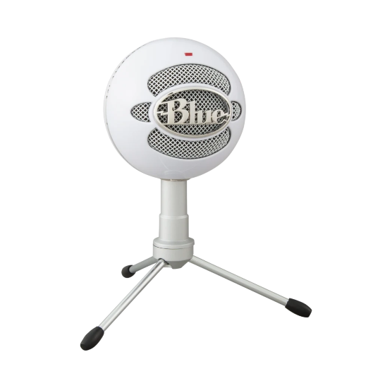 Blue Snowball iCE Plug 'n play USB-микрофон оснащенный конденсаторным капсюлем с кардиойдной диаграммой направленности для подкастов, видеороликов YouTube™, потоковой передачи игр, вызовов Skype™ и музыки - просто подключите его и начинайте записывать в потрясающем качестве.